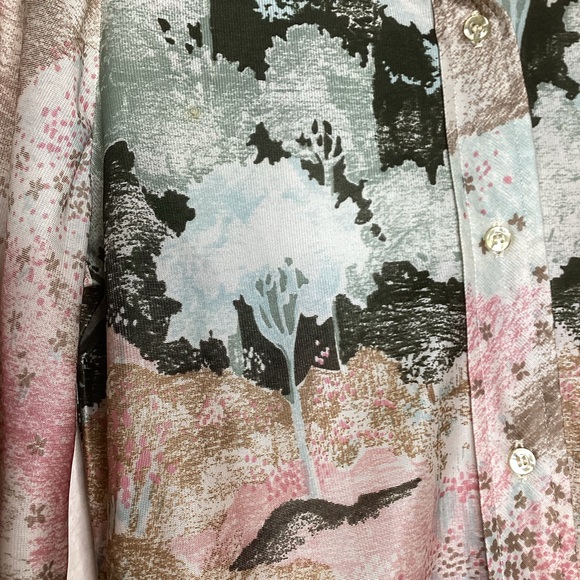 Vintage Lady Arrow Top Forest Scene Dagger Collar 10 - Picture 3 of 7